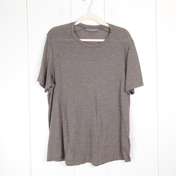 Icebreaker Shirt Men SZ XL Wool Blend Short Sleeve Tee Cool Lite Breathable Read - Picture 1 of 11